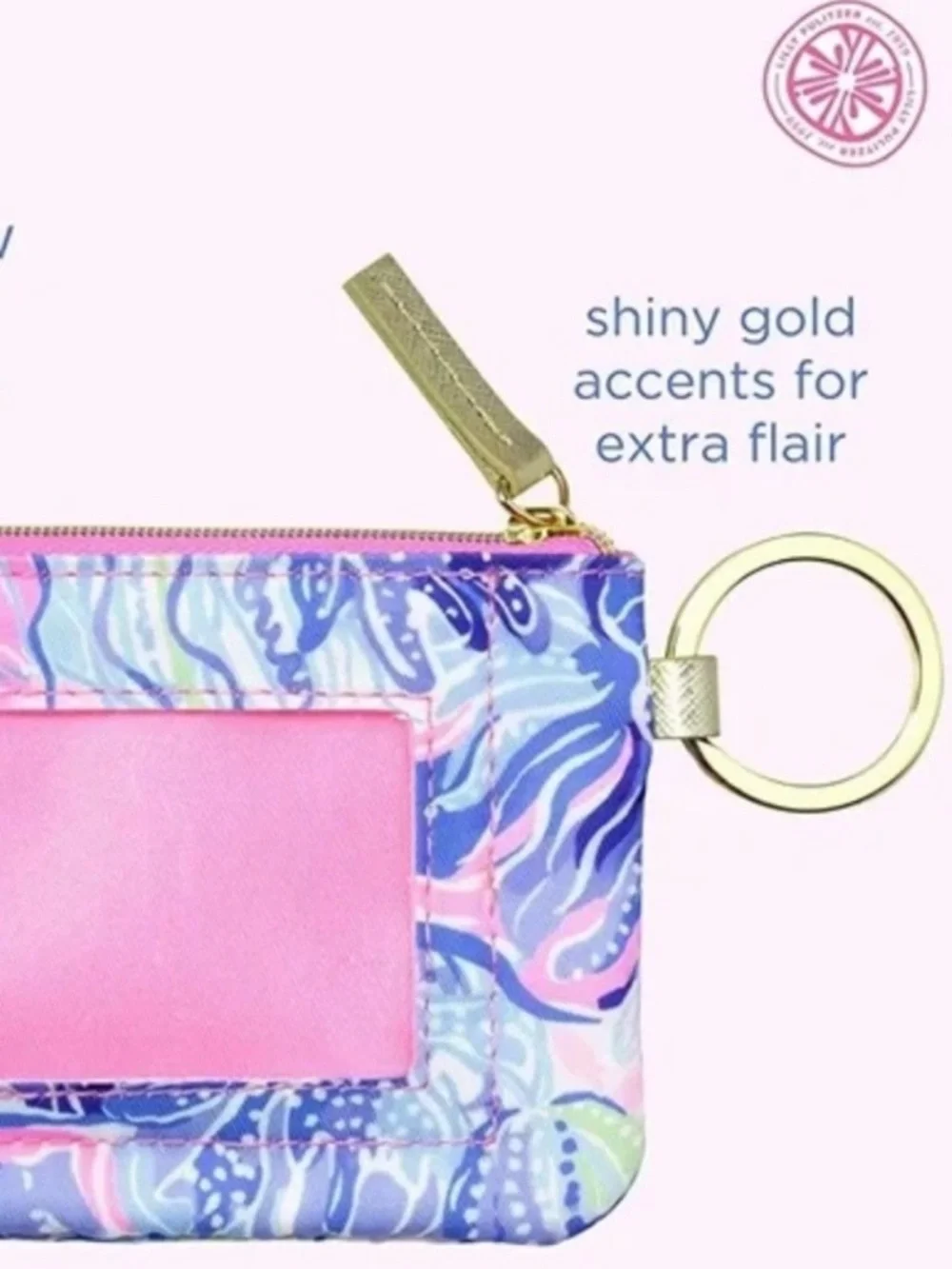 Lilly Pulitzer ID Case in the "Shade Seekers" pattern - Picture 4 of 6
